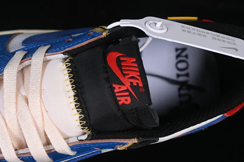 All categories Air Jordan Jordan series basketball shoes Air Jordan 1 Low Air Jordan 1 Low AJ1 Joe 1 UN blue and white low-top cultural and casual sneakers HQ6998-146